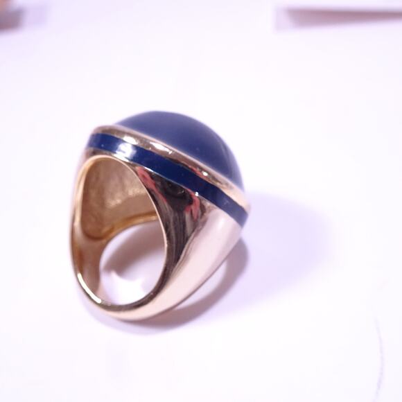NWT Banana Republic Vintage Mad Men Enamel Bubble Cocktail Ring NWT 68 Sz 8 - Picture 6 of 9
